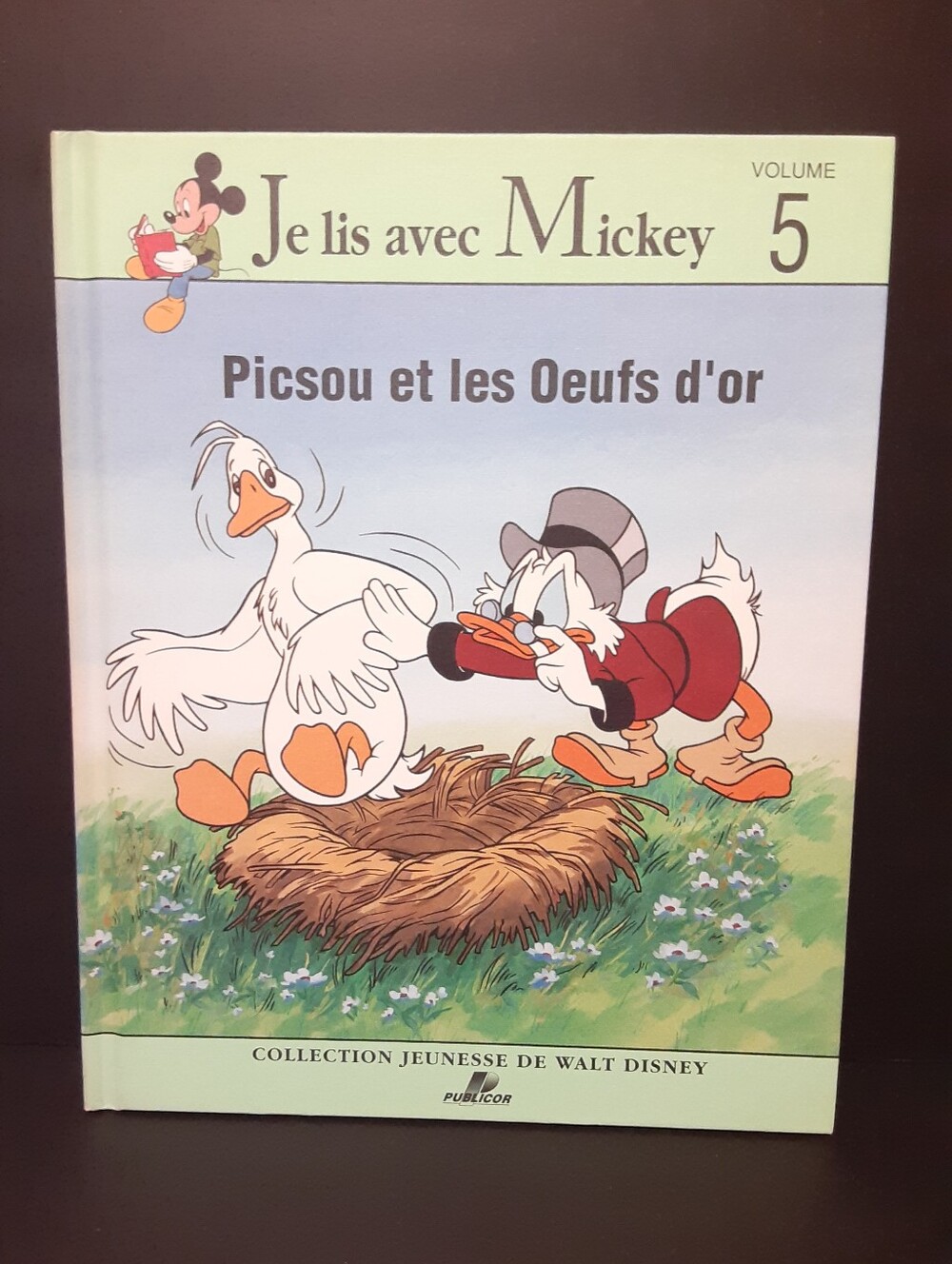 Vintage 1991 French Walt Disney Picsou et les Oeufs d'or Book Volume 5